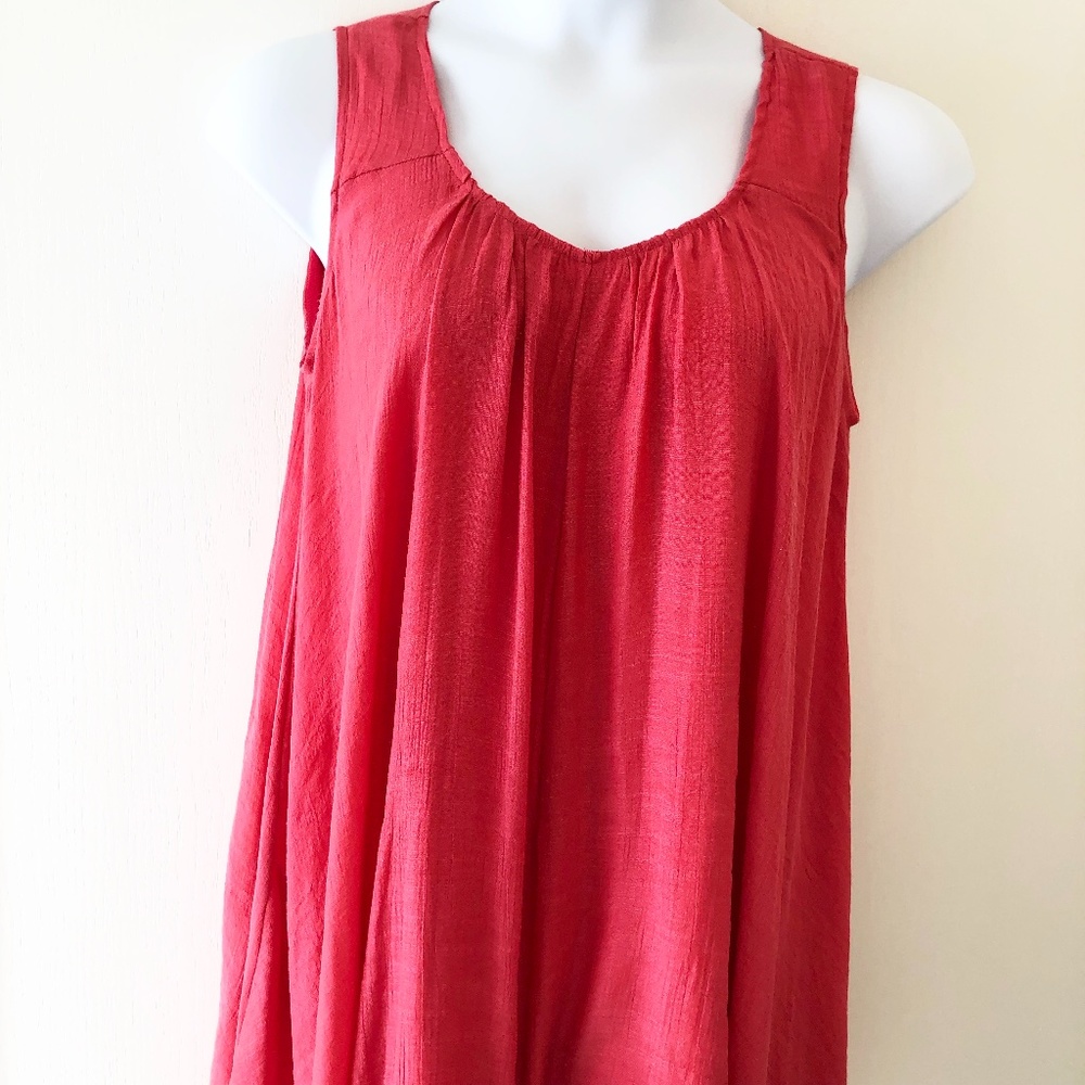 Papa Vancouver Dark Coral coloured Dress Size: Large
